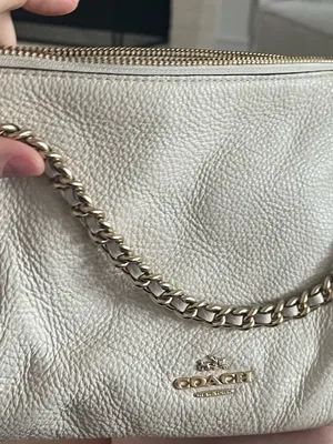 coach carrie crossbody/shoulder bag cream thumbnail 3