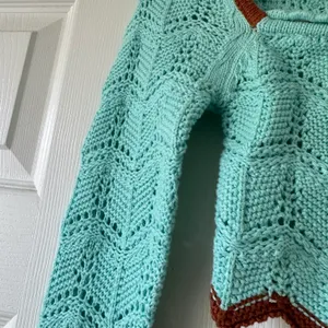 Urban Outfitters Crochet Sweater Crop Top thumbnail 5