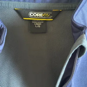 Core 365 Ladies Navy Blue Quarter Zip Vest Water Resistant Large thumbnail 5