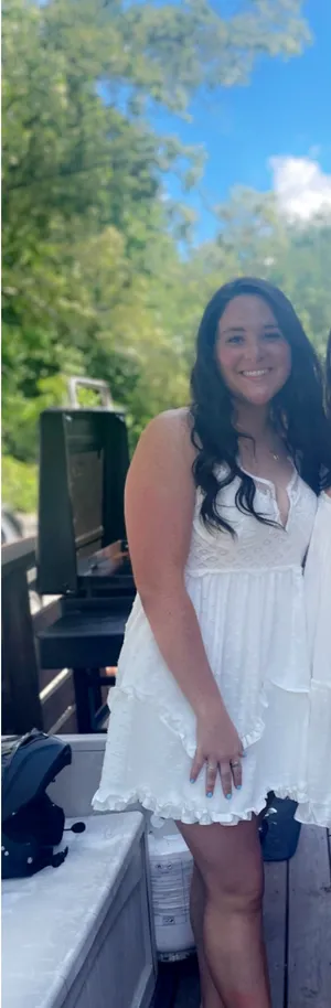 Rue 21 Dress White Lace Mini thumbnail 3