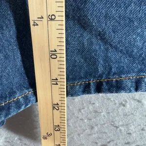 1546 | Garage Relaxed A-Line High Waisted Denim Shorts Summer Blue Women 1 / 25‎ thumbnail 4