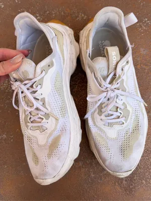 Sorel white Kinetic Breakthru Day Lace trainers sz US 9 women / in good condition thumbnail 2