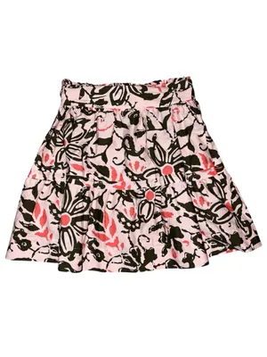 Anthropologie Bettina Floral Paper Bag Skirt Medium thumbnail 4