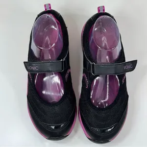 Vionic Sunset Orthotic Mary Jane Comfort Sneakers Shoes‎ Black Pink 7 thumbnail 4