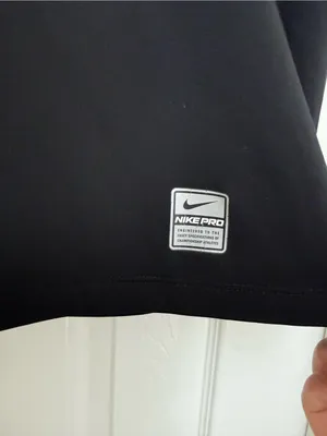 Nike Black Dri-FIT Women's Short Sleeve Training Tee small thumbnail 3