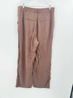 Abercrombie & Fitch Sloane Lightweight Crepe Tailored Wide Leg Pant Size 33 Long thumbnail 2
