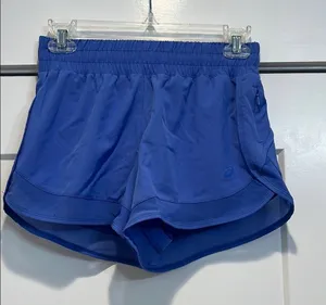 Asics blue athletic running shorts size XS. thumbnail 1