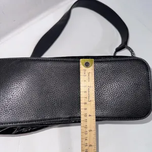 Vintage Y2K Brighton Cher Bag Black Shoulder Tote Croc Leather‎ Gorpcore Purse thumbnail 8