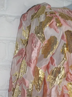 For Love & Lemons Montmartre Pink & Gold Brocade Dress Size: XL NWT Feminine thumbnail 6