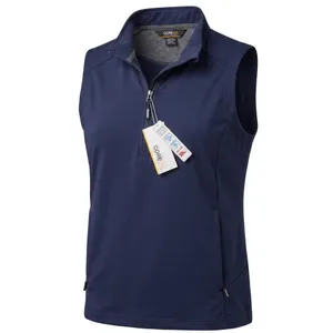 Core 365 Ladies Navy Blue Quarter Zip Vest Water Resistant Large thumbnail 2