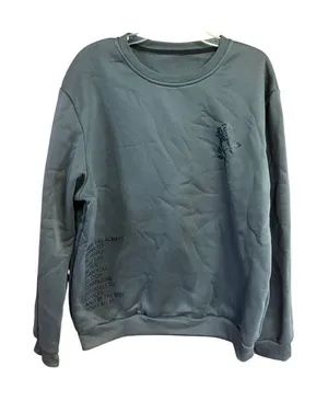 No Brand Womans inspirational green sweatshirt Sz XL NWOT thumbnail 1