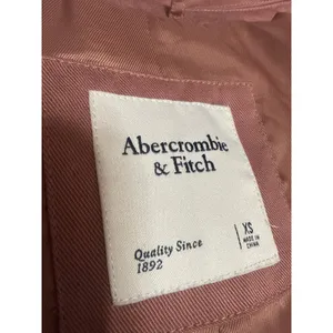 Abercrombie & Fitch Pink Double Breasted Peak Blazer Coat Suit Jacket Size XS thumbnail 4