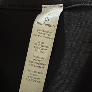 Lululemon In Power Black Shorts Size 2 thumbnail 14