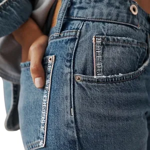 Free‎ People We The Free Slim Shade Selvedge Jeans True Blue Straight Leg 26 thumbnail 2