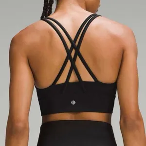 Lululemon Energy Longline Bra Foil Black thumbnail 2