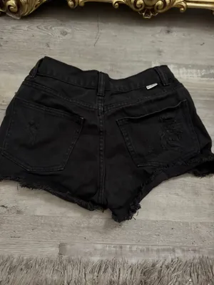Billabong Black Denim Shorts thumbnail 3