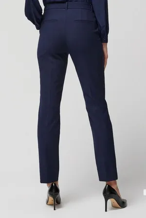 WHBH Comfort Stretch Slim Ankle Pants - Black thumbnail 2