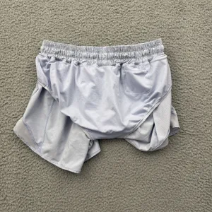Lululemon Hotty Hot Low Rise Shorts 4" Gravel Dust Pastel Blue Athletic Women 6 thumbnail 5