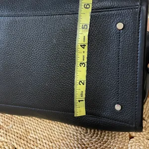 Kate Spade New York Ella Tote Bag Black With White Letters and Logo thumbnail 16