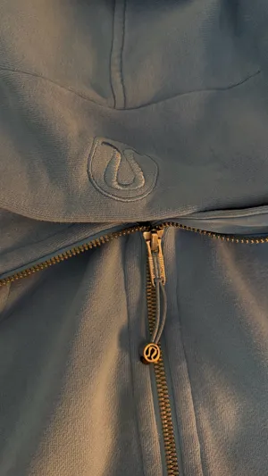 Lululemon Blue Scuba Full-Zip thumbnail 3