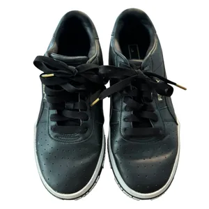 Puma Cali Bold Black Leather Platform Sneakers 370811-03 Womens 10 thumbnail 5