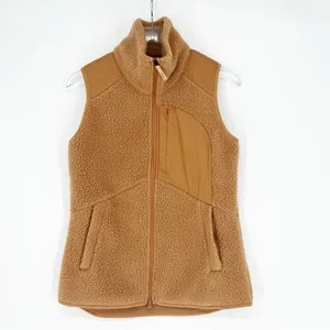 Indyeva Cordero Full Zip Sherpa‎ Vest Women's Size M Tan Gorpcore thumbnail 2