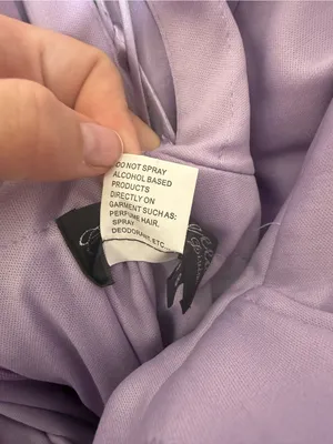 Cinderella Divine Ladivine 7483 Lavender Purple Satin Corset Maxi Dress Size 6 thumbnail 5