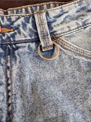 H&M Light Blue Wide-Leg Cargo Jeans thumbnail 8