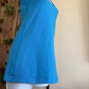 Lululemon Cool Racerback Tank Everlux‎ Turquoise Size 2/4 Workout Yoga Workout thumbnail 5
