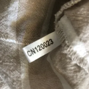 Happy x Nature Beige Tan Striped Linen Blouse Women’s Top Size Small thumbnail 9