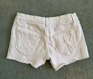 Mossimo White Denim Boyfriend Shorts thumbnail 6