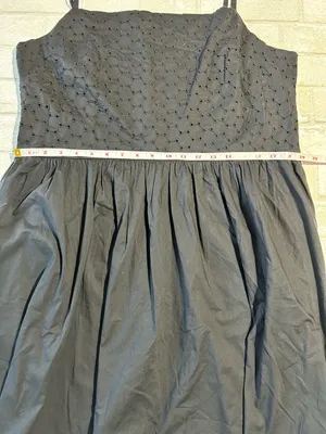 GAP Black Smocked Casual Vacation Dress Size XL thumbnail 6