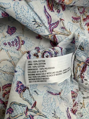 Target x Roller Rabbit Smocked Sleeveless Floral Maxi Dress Women’s Size Medium thumbnail 8