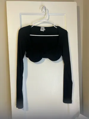 Princess Polly Top Black thumbnail 2