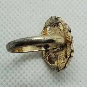White & Gold Tone Ring (6.5) Gold thumbnail 6