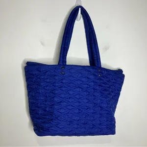 Baggallini quilted tote bag royal blue 20” x‎ 12” x 5.75” thumbnail 7
