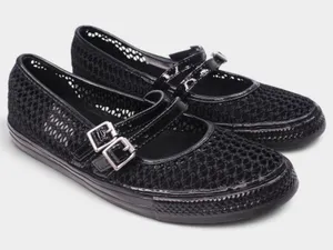 Converse Dainty Mary Jane Knit Black Womens 9 A16567C thumbnail 1