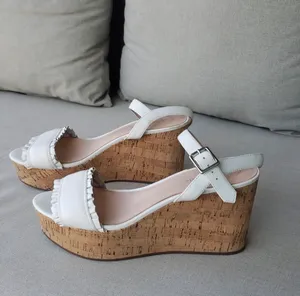 Kate Spade Frilly Platform Wedges, Size 8 thumbnail 9