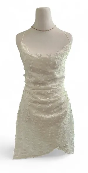 Cider Textured Floral Mini Dress thumbnail 1