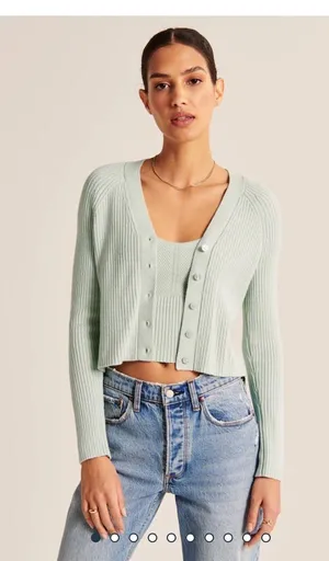 Abercrombie Tank And Cardigan set thumbnail 3