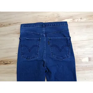 Levi's Runaround Super Skinny Jeans Women's Size XS / 25 High Rise Dark Wash EUC thumbnail 6