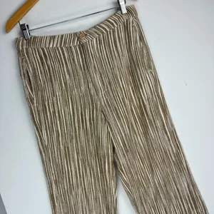 Free People Marta Yarn Dye Trouser Pants Sz 4 Stripe Wide Leg Cotton thumbnail 8
