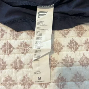 NWT Fabletics Classic Navy Boxy Short Sleeve Polo Shirt Size Medium Blokecore thumbnail 10