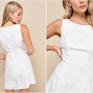 LULU's Bachelorette Engagement Bridal Shower Honeymoon Fit and Flare Mini Dress thumbnail 4