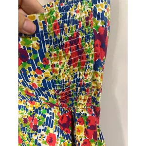 Girls from Savoy for Anthropologie Strapless Mini Floral Retro Dress Lined sz 12 thumbnail 7