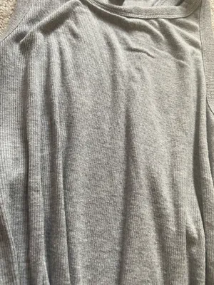 Old Navy Go Dry Gray Activewear Ribbed Tank thumbnail 3