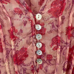 Free People Dress Womens Medium NEW See It Through Pink Boho Maxi Sheer NWOT thumbnail 13