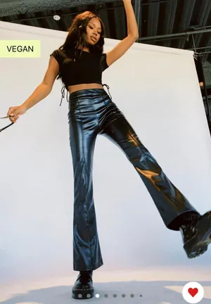 Princess Polly Braden Leather Pants thumbnail 1