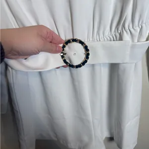 Amanda Uprichard‎ Baldwin Belted Romper thumbnail 3