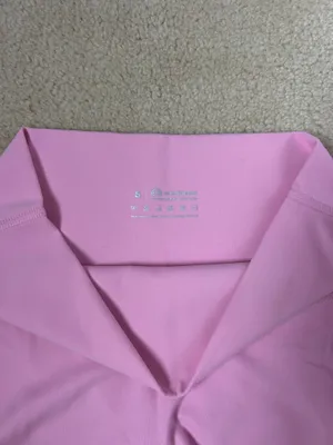 Amazon biker shorts 2 inch pink no front seam thumbnail 2
